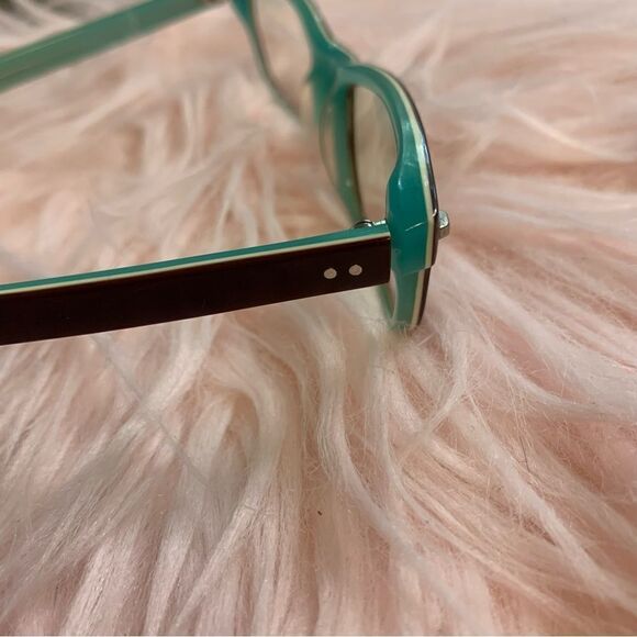 Joseph Marc JM4053 Brown/Green Plastic Rectangle Prescription Frames - Picture 2 of 5